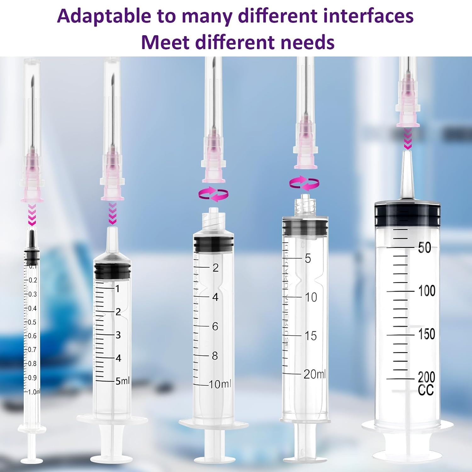 High-Quality 18 Ga 1.5IN Disposable Needles – Individually Wrapped for Hygiene