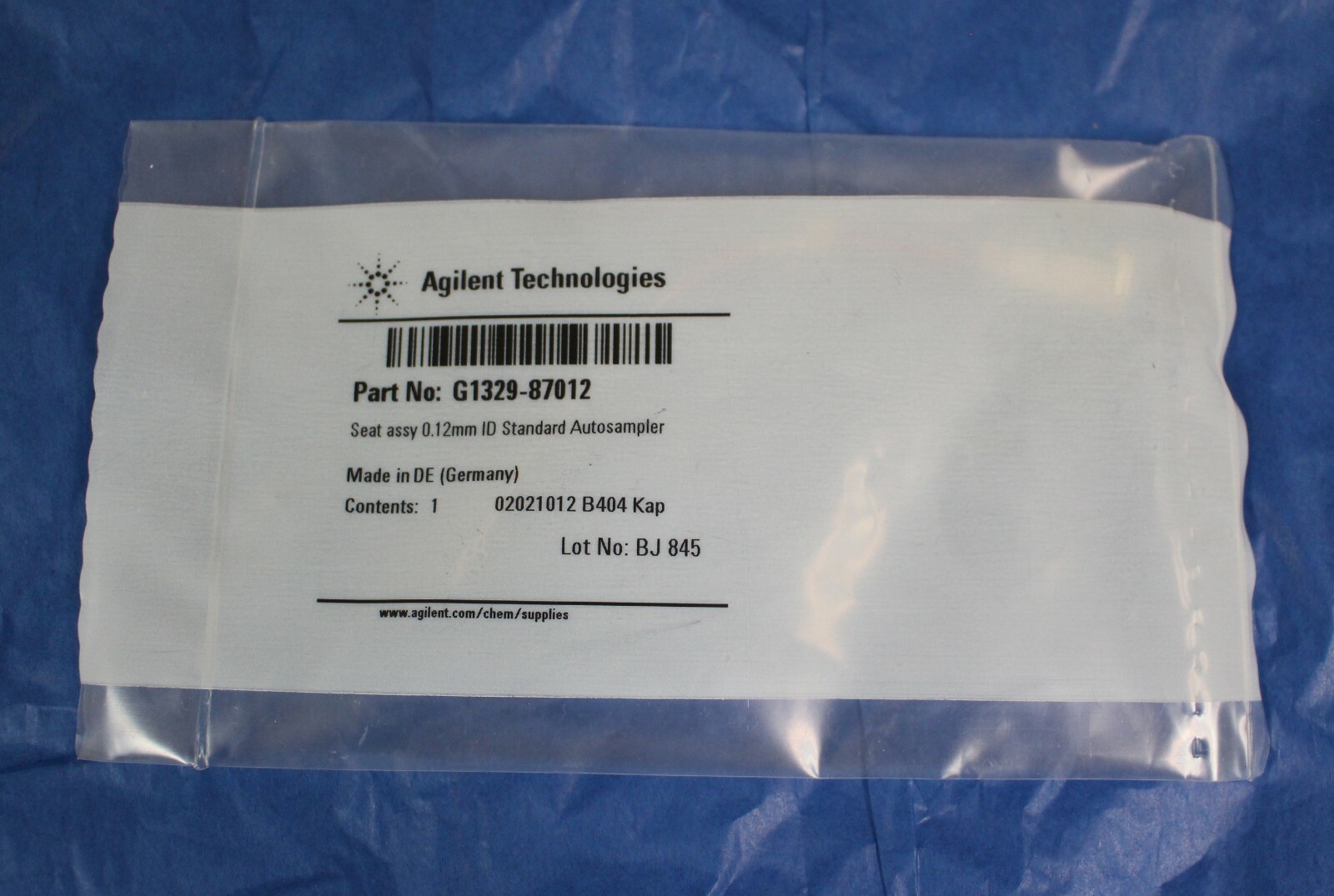 Agilent Needle Seat G1329-87012 Capillary 0.12mm for needle assy G1313-87201