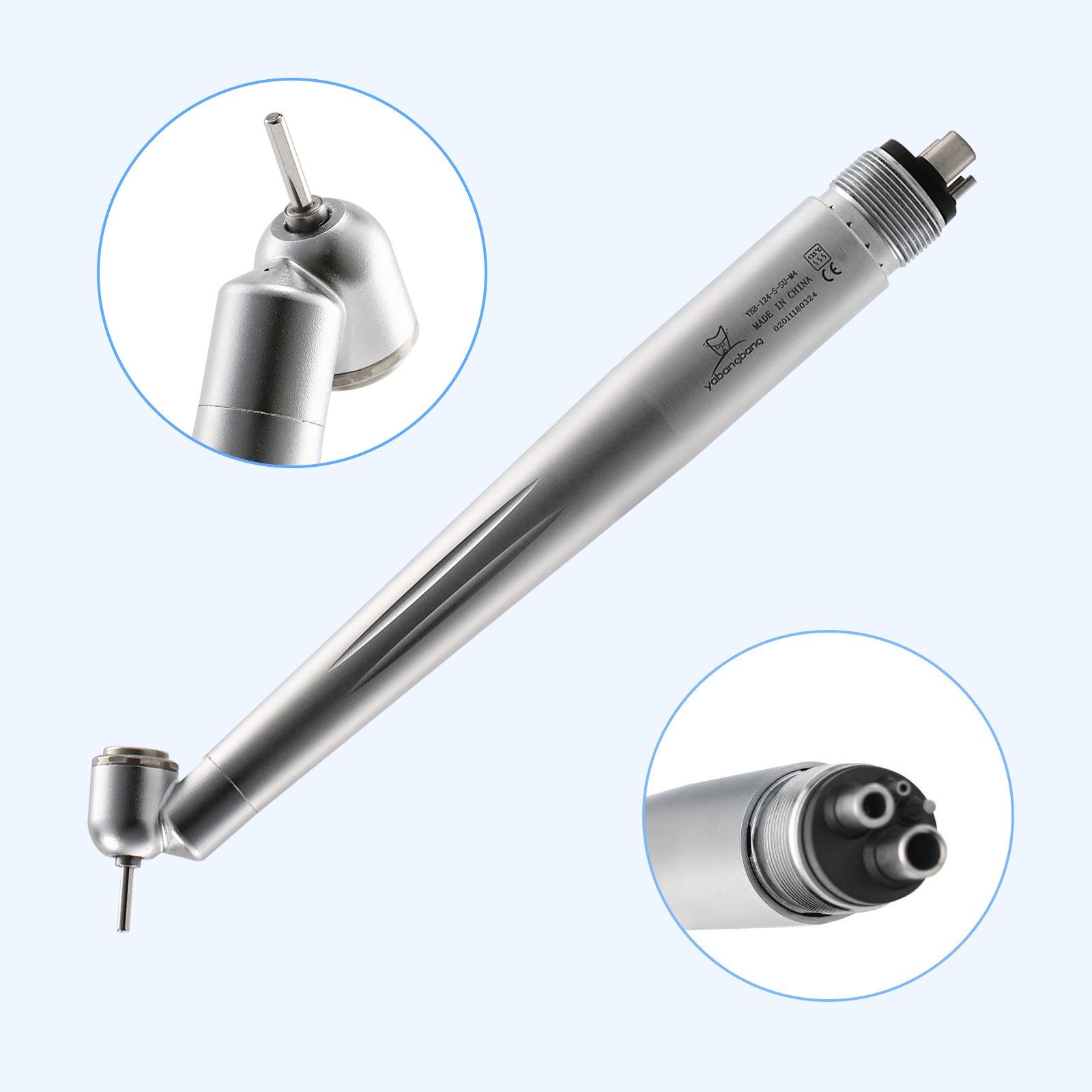 5X Dental 45 Degree Surgical High Speed Handpiece Push Button 4H WCA4 UPS