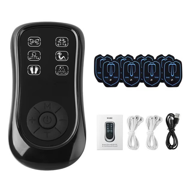 New EMS+TENS Dual Channel Machine for Pain Relief, TENS Unit Muscle Stimulator