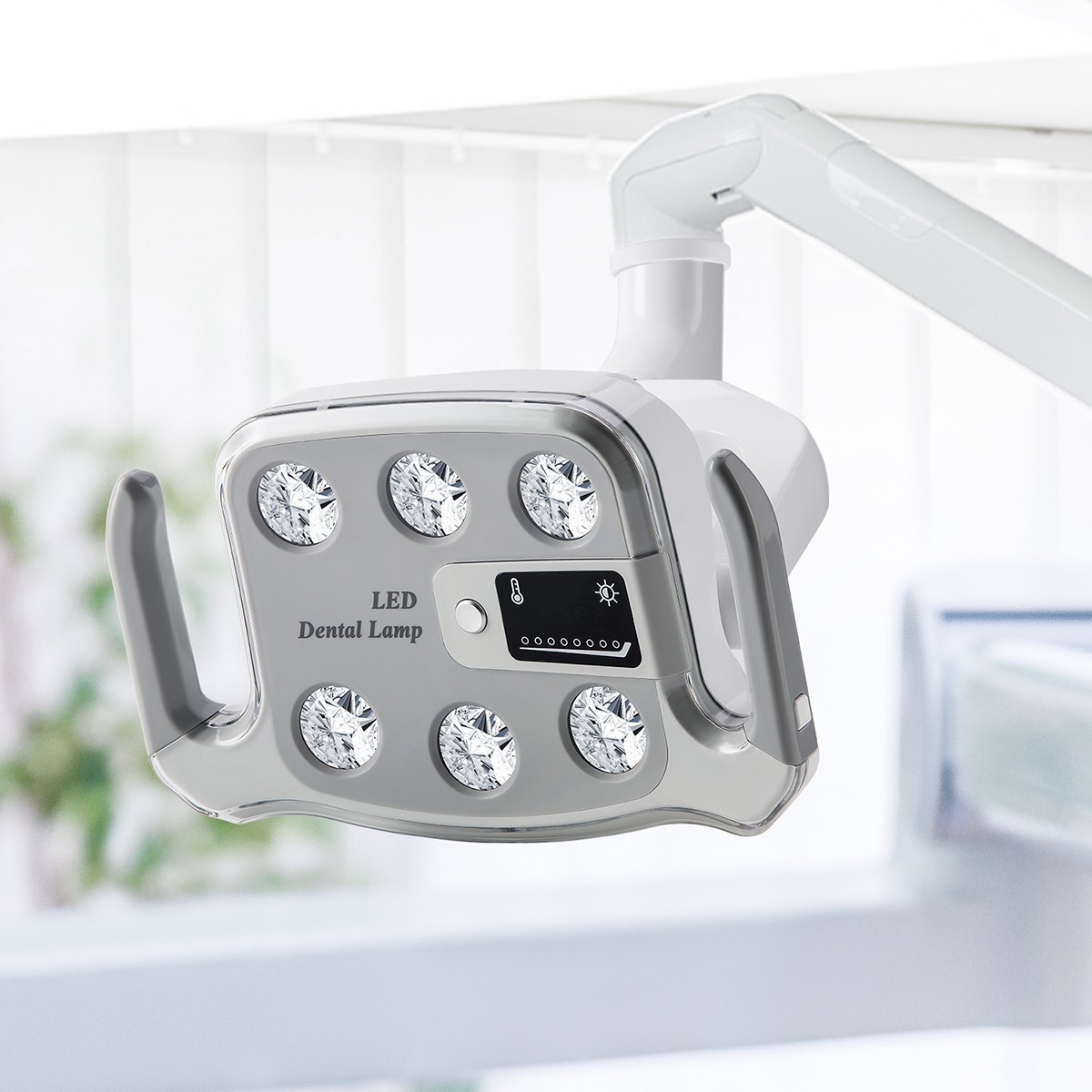 9W Dental 6 LED Lamp Oral Light Lamp For Unit Chair with LCD Display P116