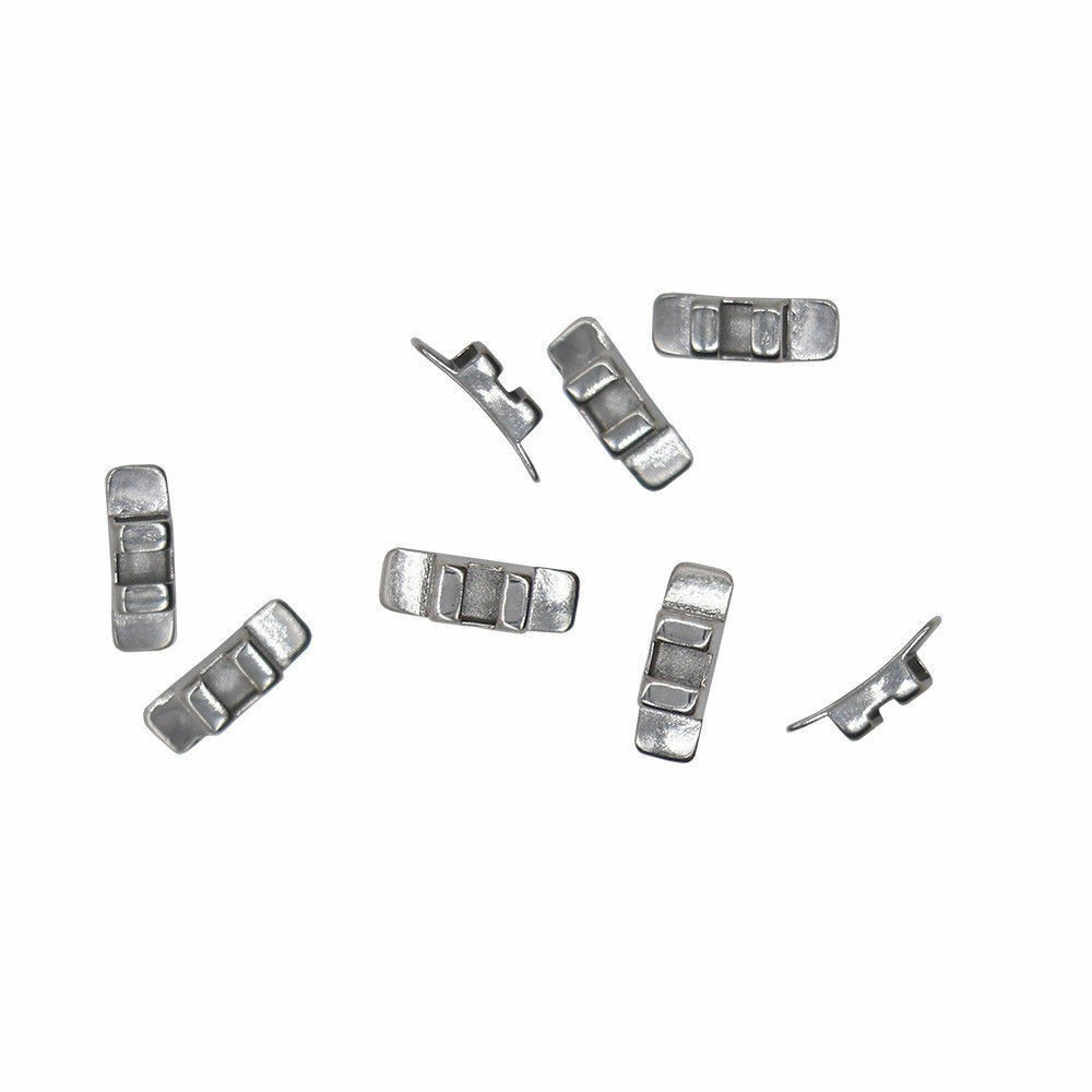 Dental Orthodontic Lingual Sheath Button Left/Right/No Hook Stainless Steel