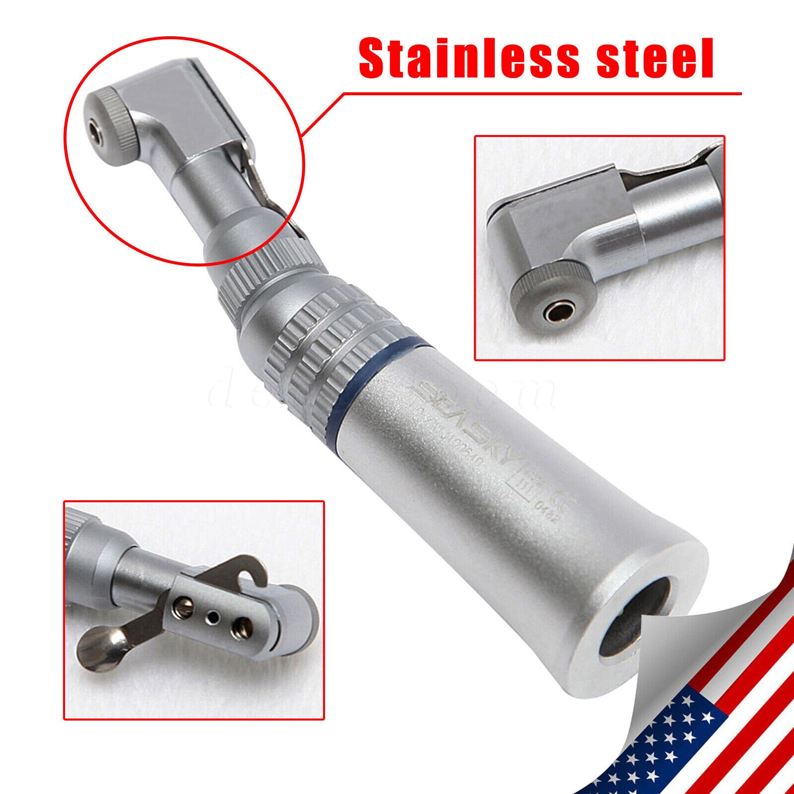 Push/Latch Dental Slow Low Speed Handpiece Contra Angle SKYSEA