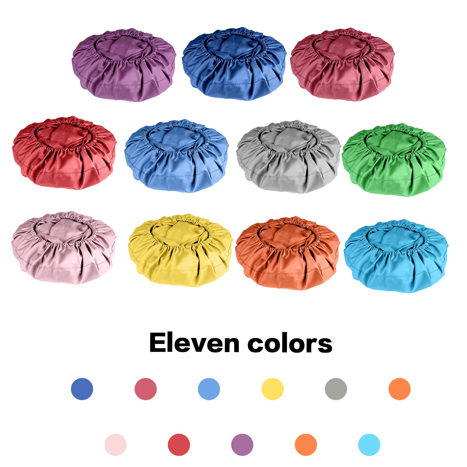 4Pcs/Set Colorful Dental Chair Seat Cover Waterproof Chair Protective Sleeves PU