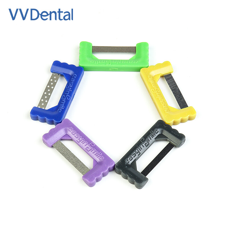 10Pcs Dental Polishing Strip Kit Interproximal Reduction Orthodontic IPR Strips