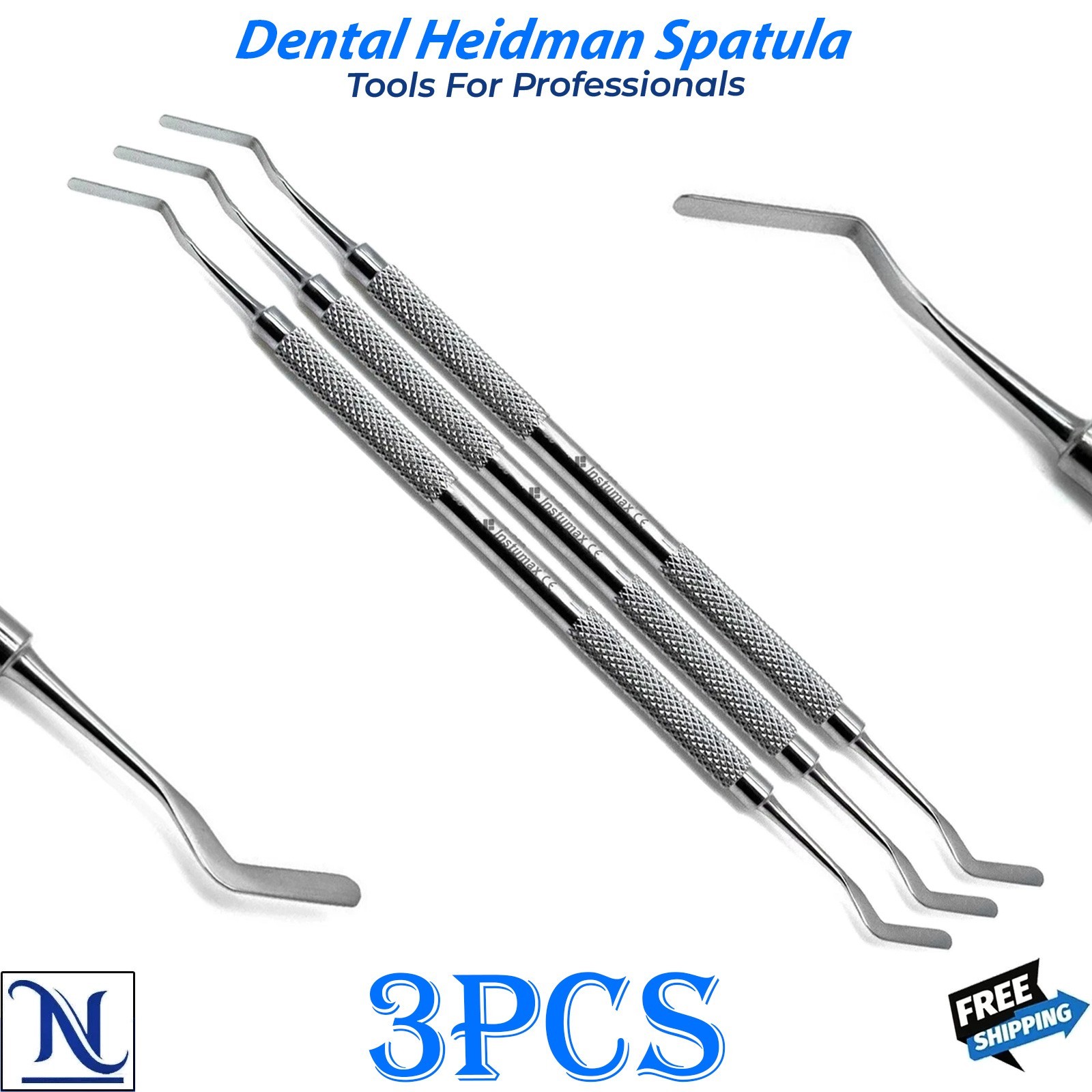 Dental Composite Resin Filling Tool Heidemann Spatula Double Ended