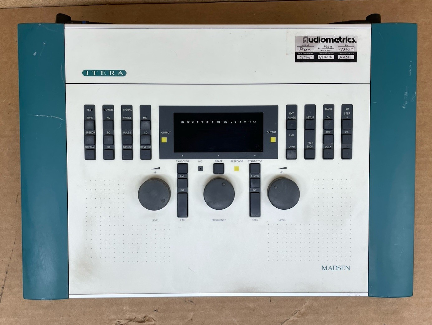 GN Otometrics Madsen Itera II Diagnostic Audiometer PARTIALLY TESTED *READ*