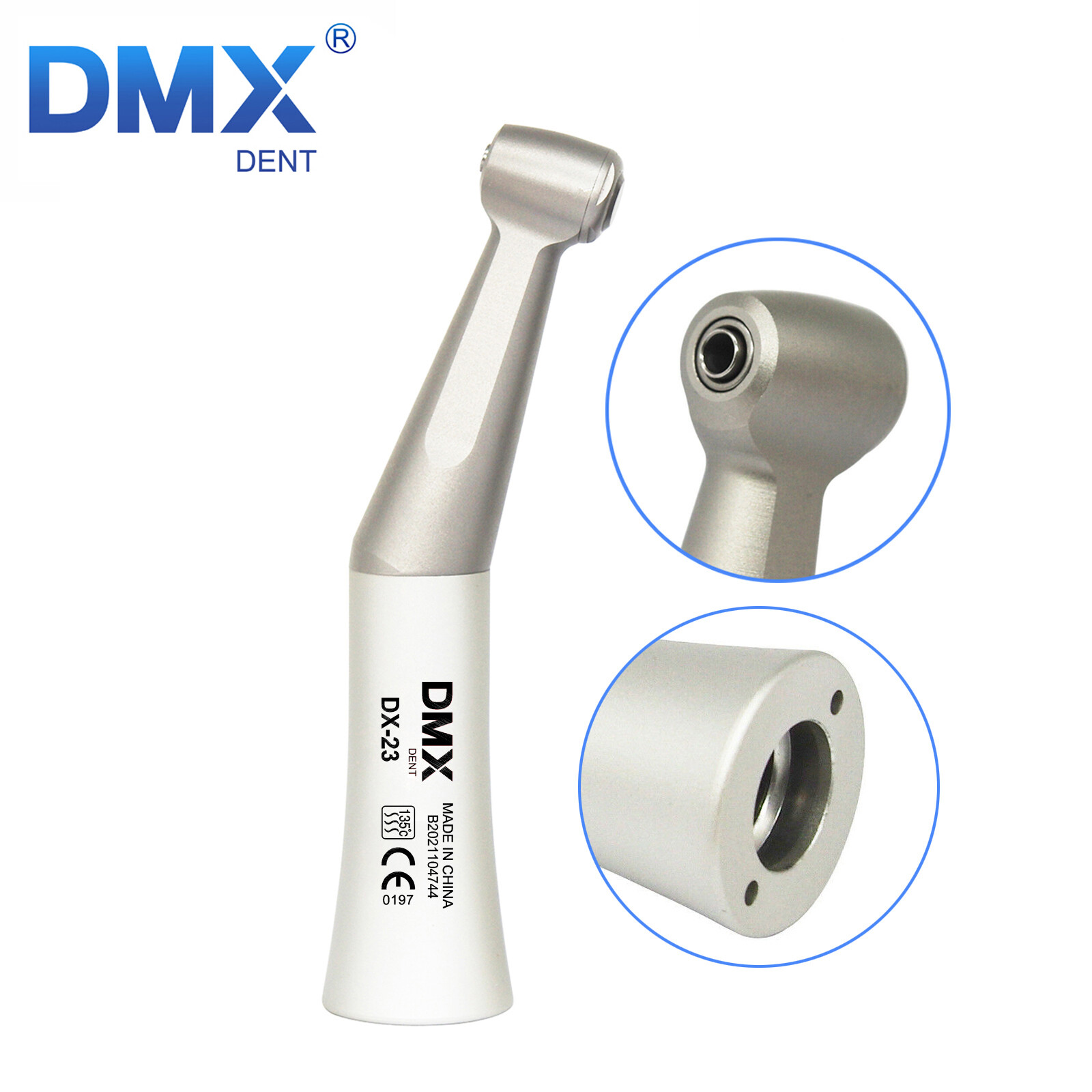 NSK Style DMXDENT Dental Low Speed Straight Contra Angle Handpiece Air Motor 2/4