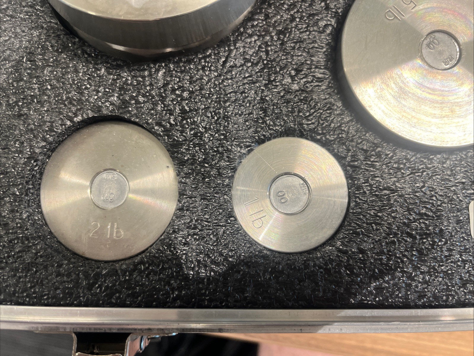 TROEMNER Precision Weight Set 10lbs To 1lb – 6 Pieces W/ Paperwork