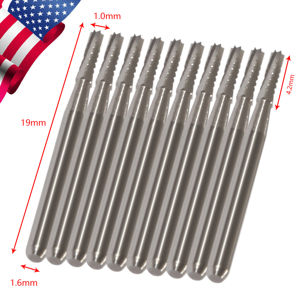 Dental Midwest FG #557 Clinic Length Cross Cut Carbide Burs 100pk