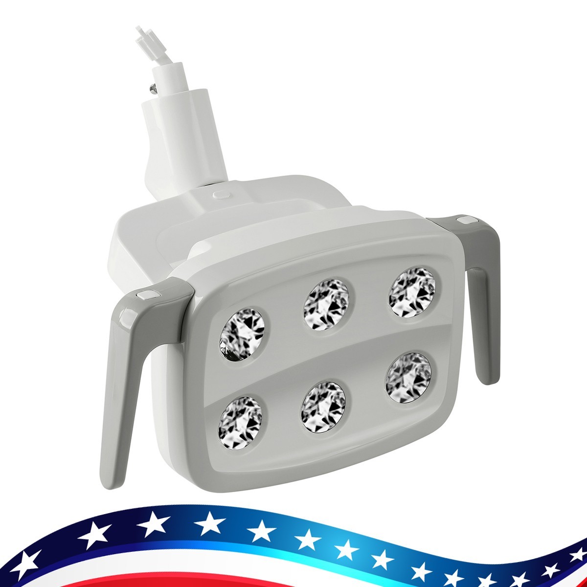 9W Dental 6 LED Lamp Oral Light Ra90 Lamp For Unit Chair