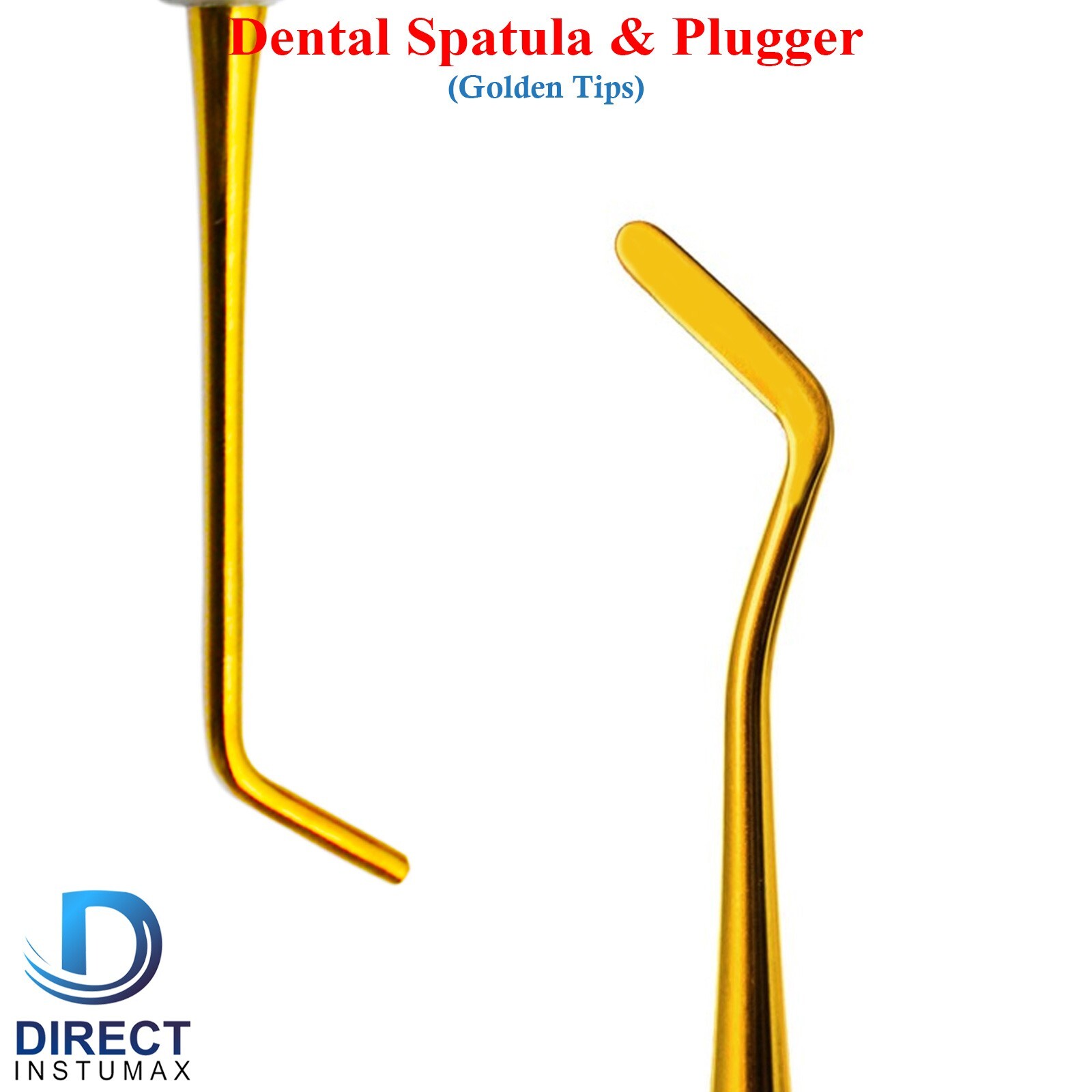 Dental Composite Filling Instruments Spatula & Plugger Titanium Cold Color Tips