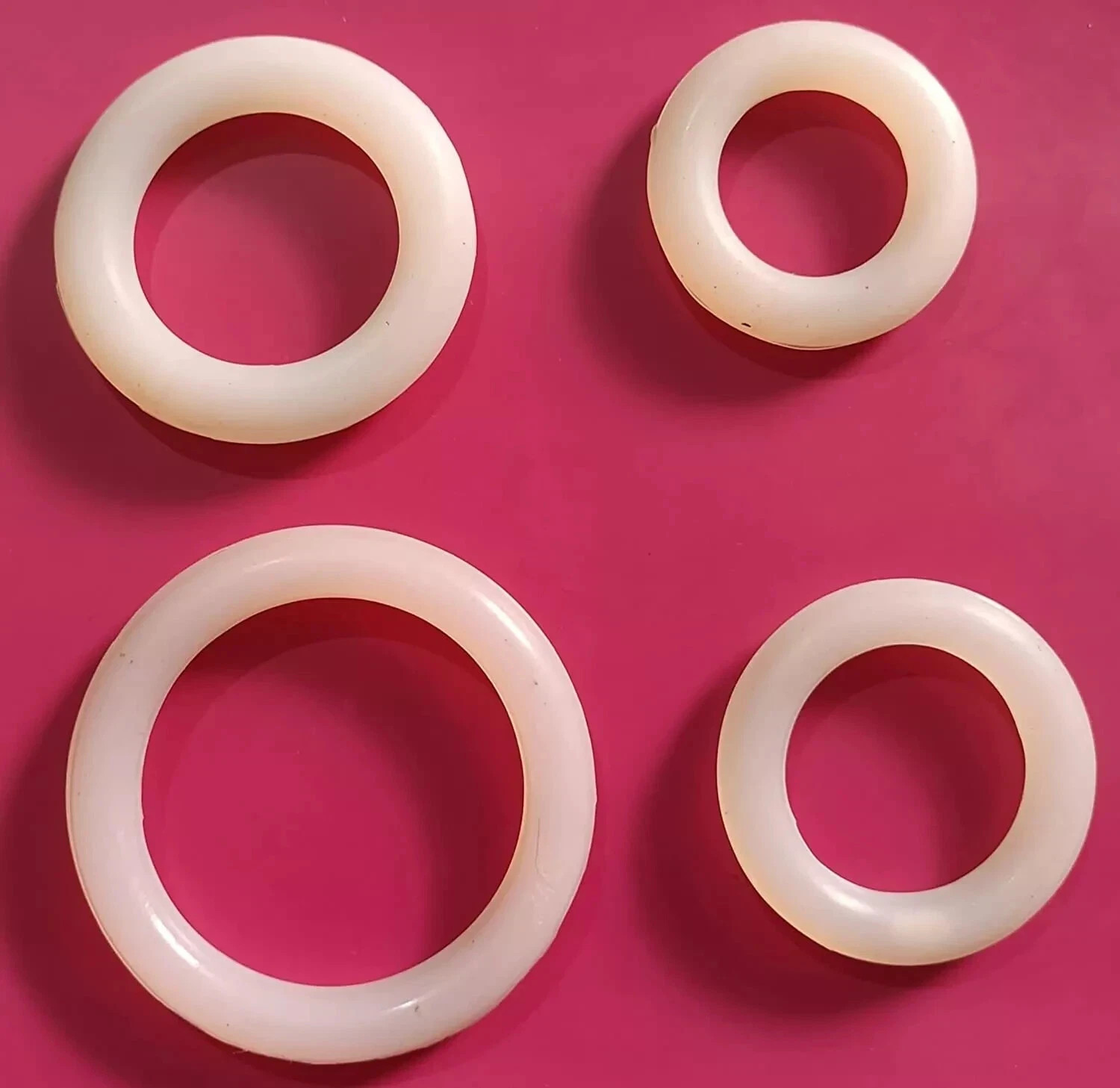 Silicon Vaginal Ring Pessary Set of 4 50mm, 55mm, 60mm, 65mm