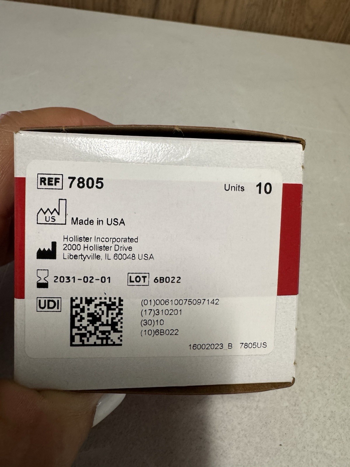 Hollister Adapt Barrier Ring 7805 Ostomy Ring 10ct Exp 2031 New Sealed