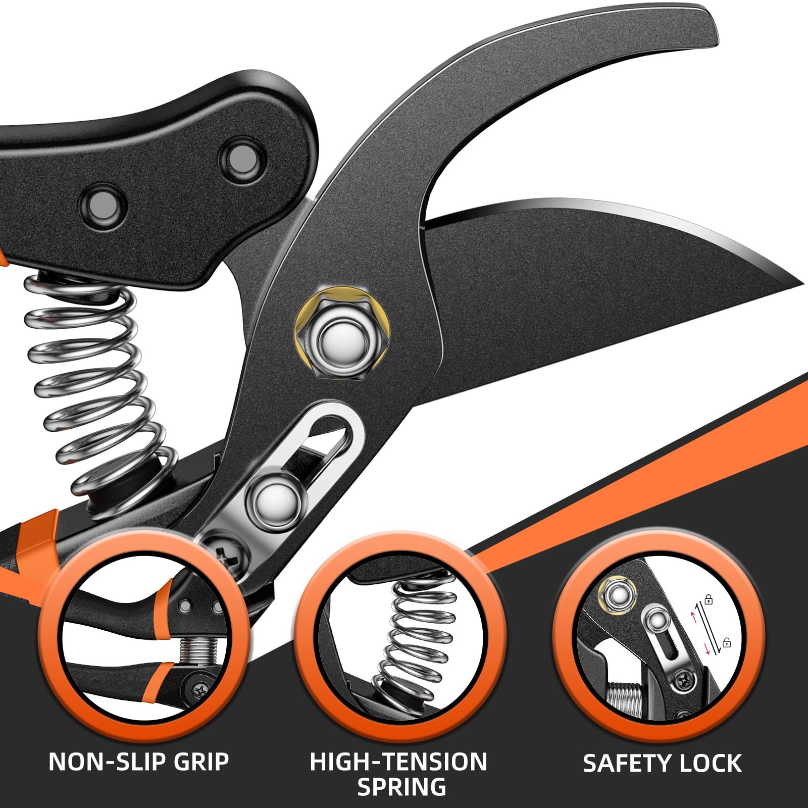 Decerk 8.5 Professional – 4X Easier Ultra Sharp Japanese Steel Titanium