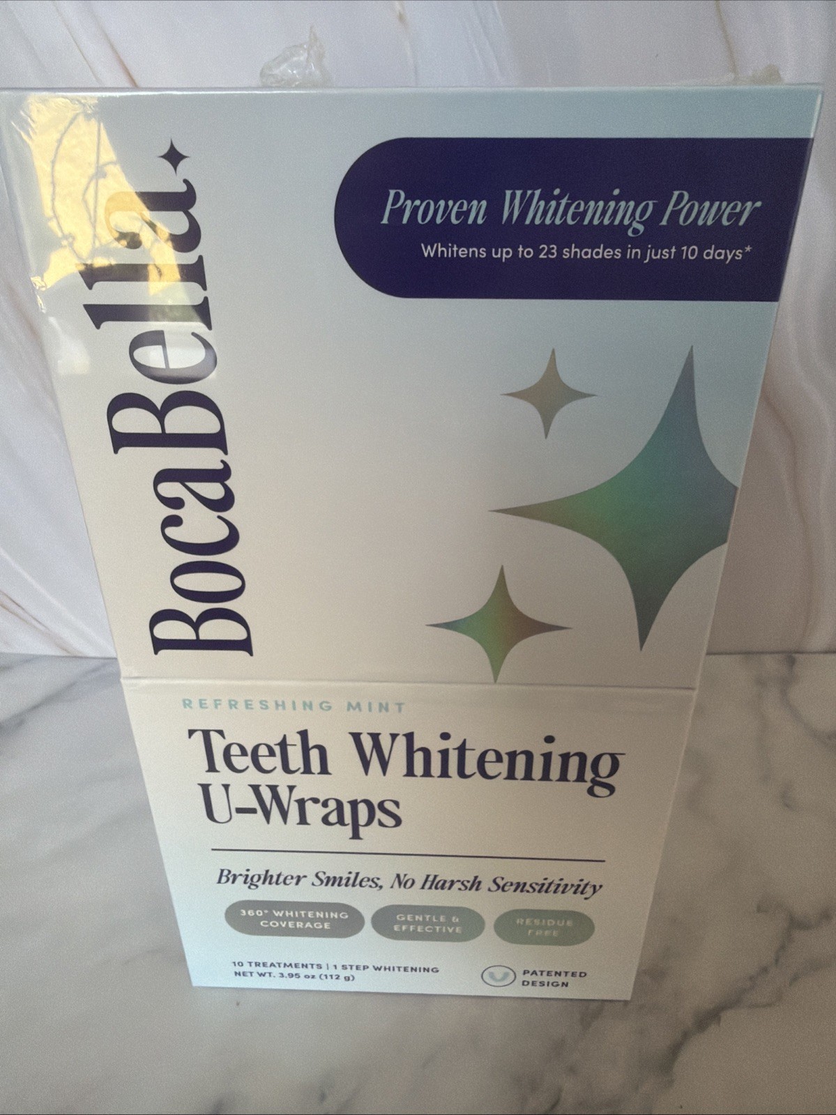 BocaBella Teeth Whitening U-Wraps Kit Mint Dental Laboratory, 10 treatments