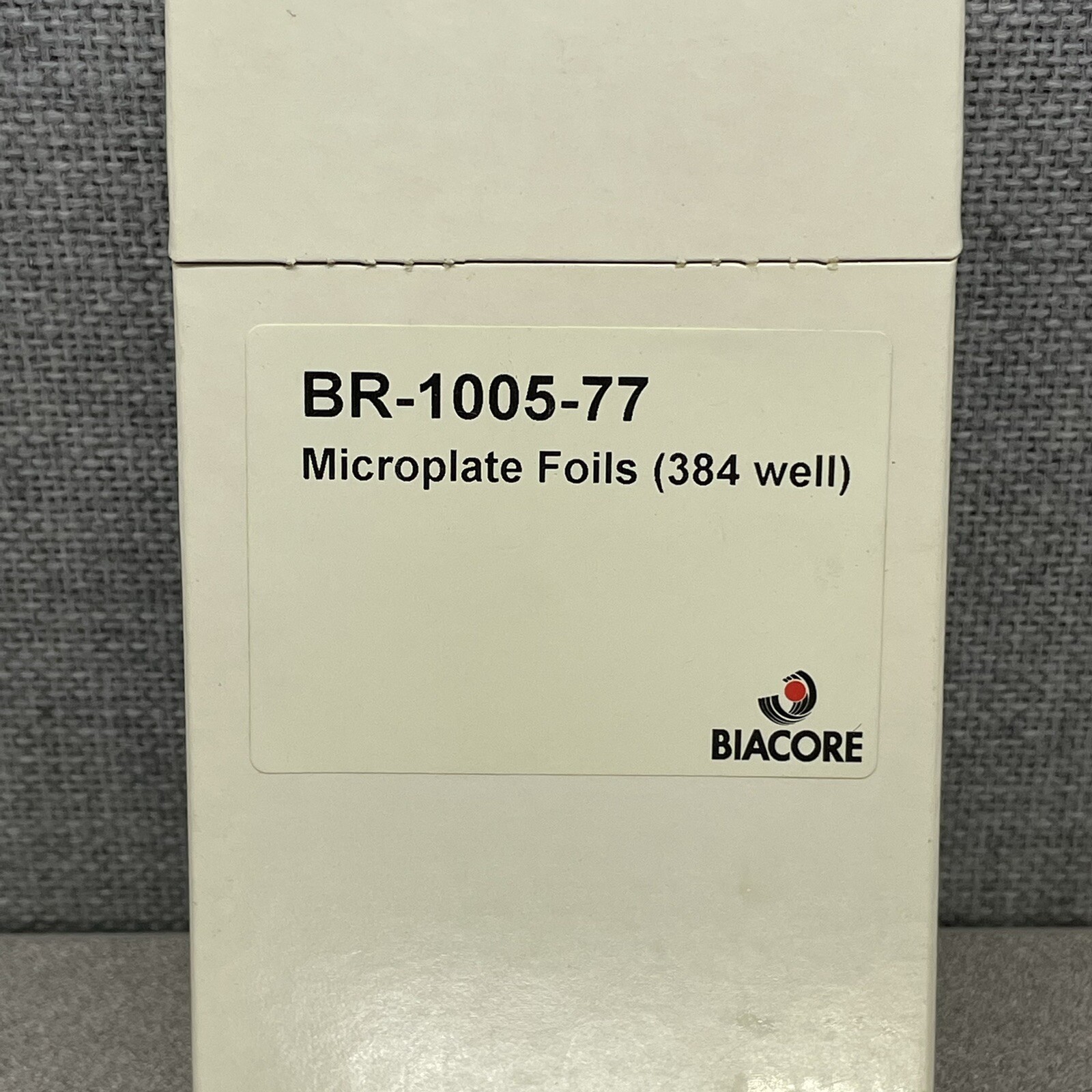 Microplate Foils – 384 well – BIACORE BR-1005-77 – Open Box – Qty. Unknown