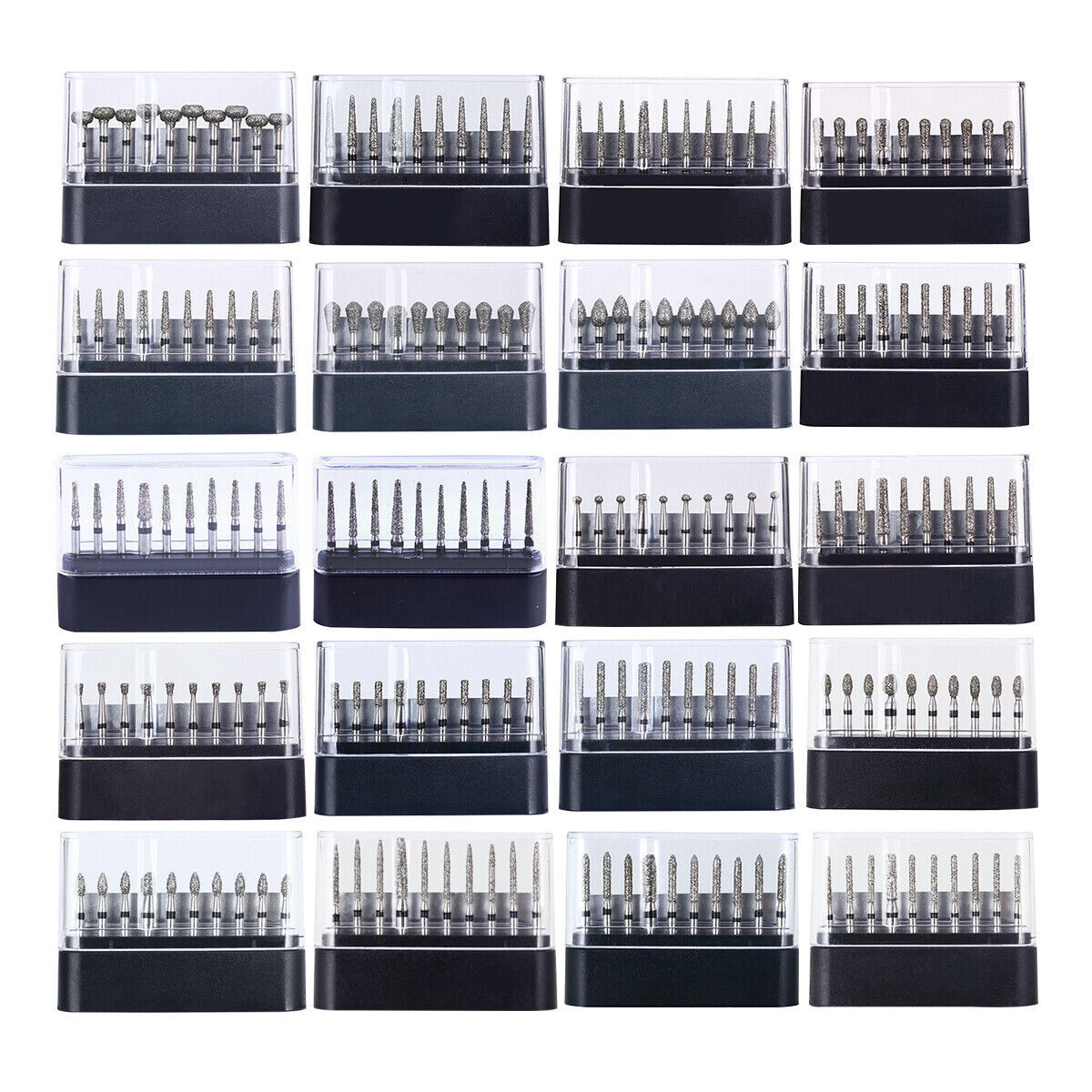 10Pcs/Box Dental Super Coarse Diamond Burs Drills FG For High Speed Handpiece