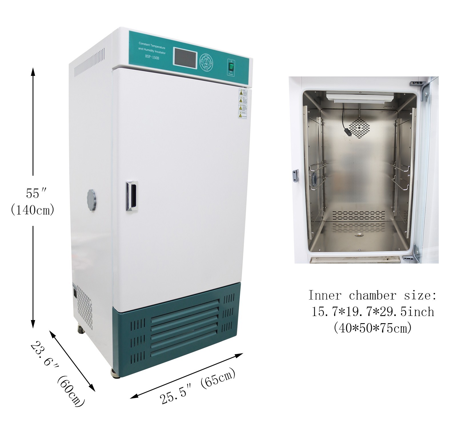 Floor-type 150L Constant Temperature and Humidity Incubators 41-149°F Temp. 220V