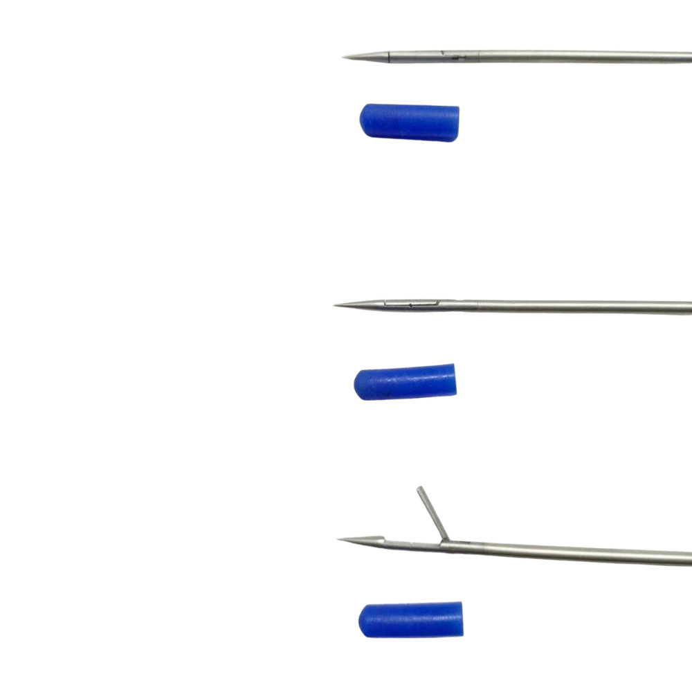 Laparoscopic Fascial Port Closure Hernia Repair Forceps Instrument Set 2.5mm 3Pc