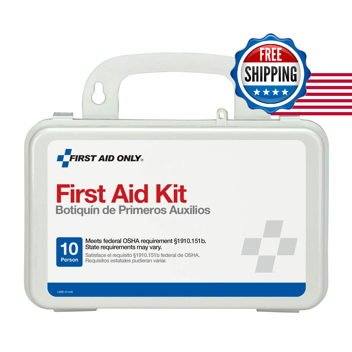 First Aid Only 6060 All-Purpose 10-Person Emergency First Aid Kit For Business