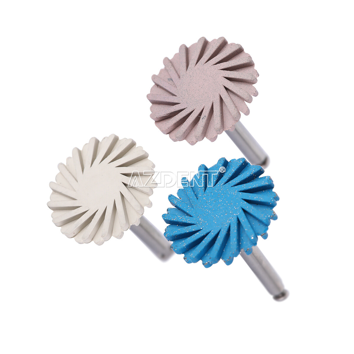 Dental Composite Polishing Diamond System RA Disc 14mm Wheels Coarse Medium Fine