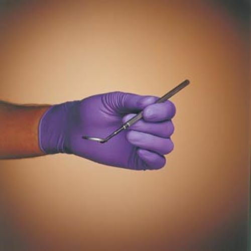 HALYARD PURPLE NITRILE EXAM GLOVES, X-SMALL, 100/BOX, 1 BOX, 55080