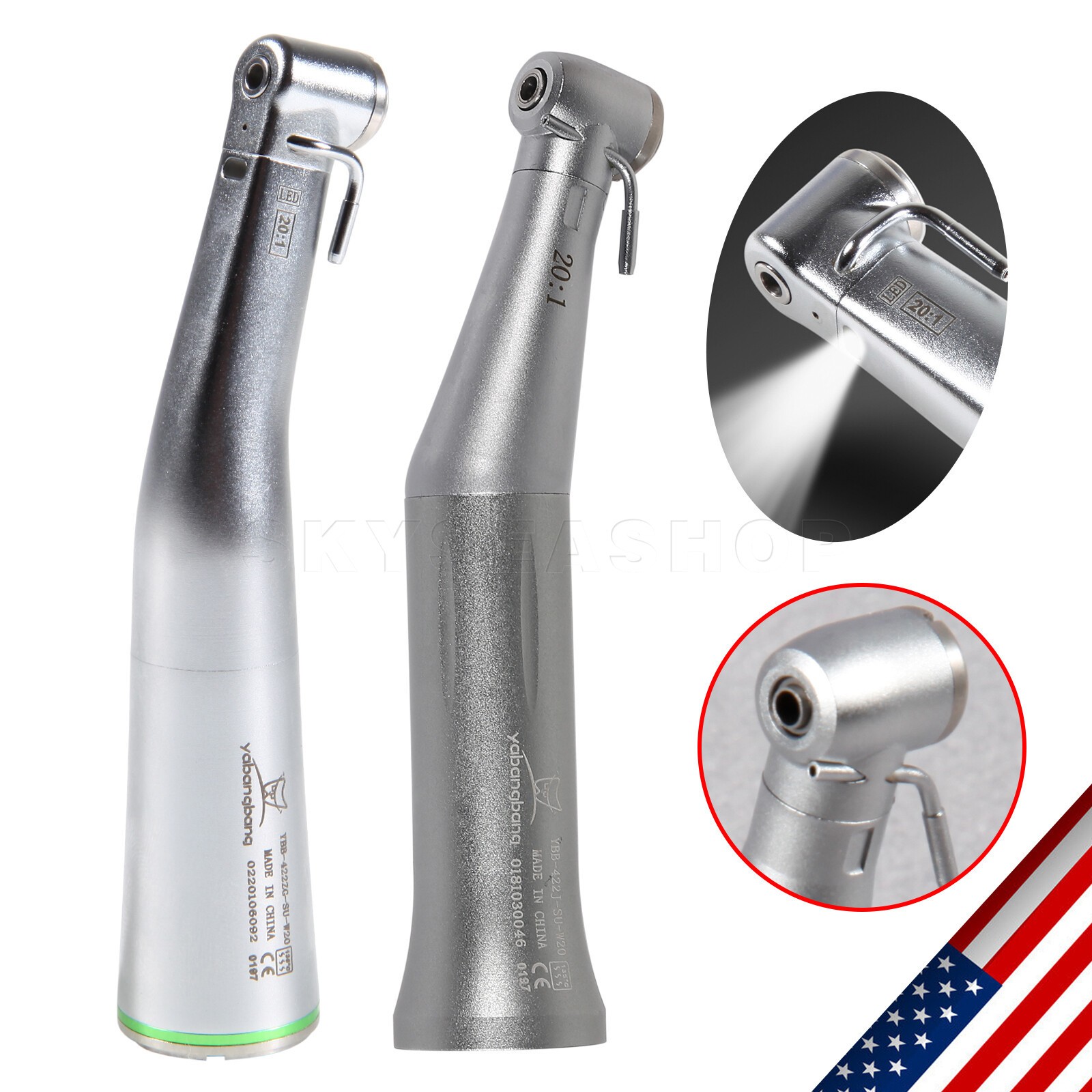 NSK S-Max SG20 Dental Handpiece Surgical Implant Reduction LED/Non LED 20:1