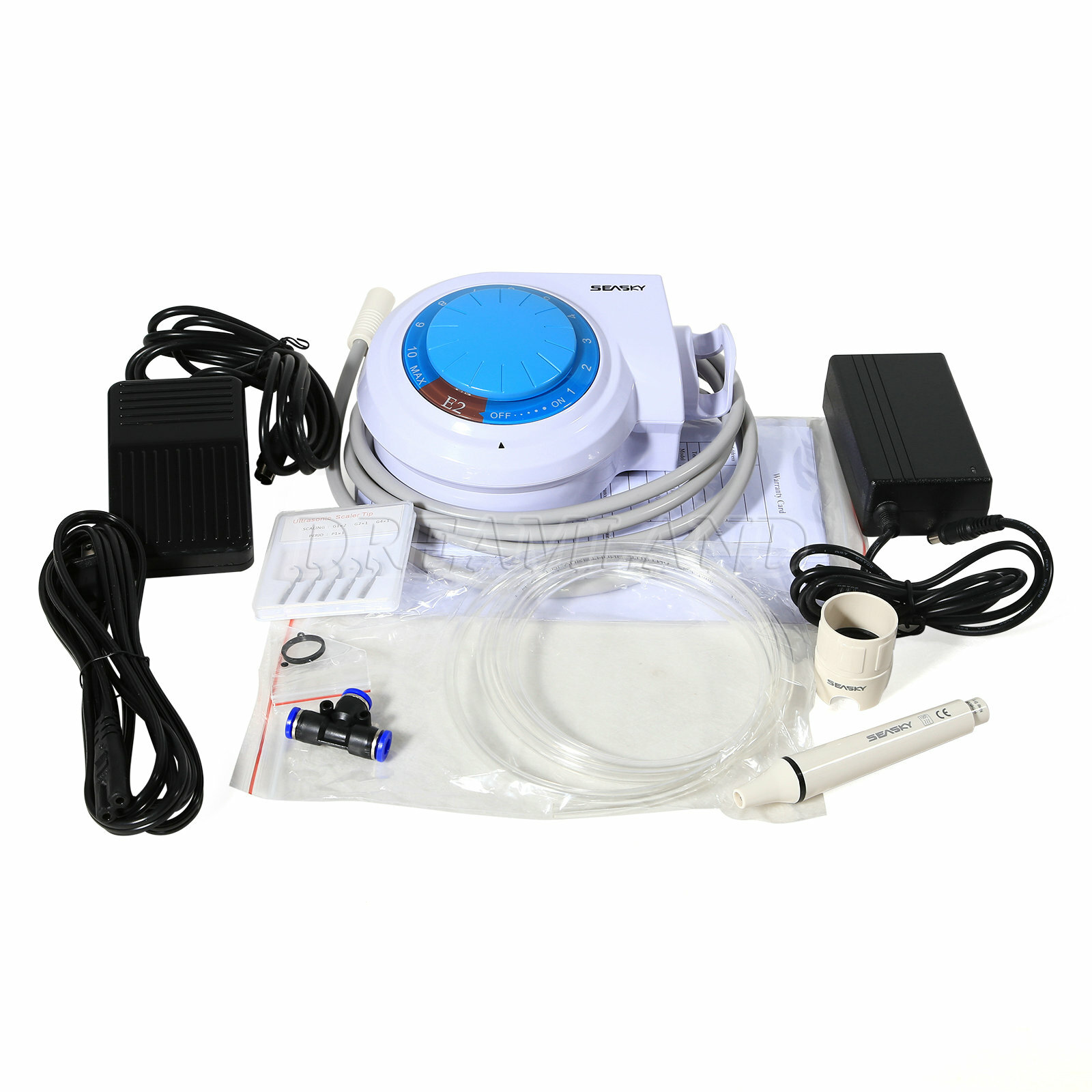 Dental Ultrasonic Piezo Scaler with Handpiece 5*Tips fit EMS Cavitron Woodpecker