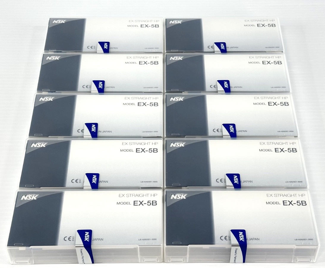 Lot of 10 NSK EX-5B H262 EX Straight HP Dental Handpiece Attachments Sealed