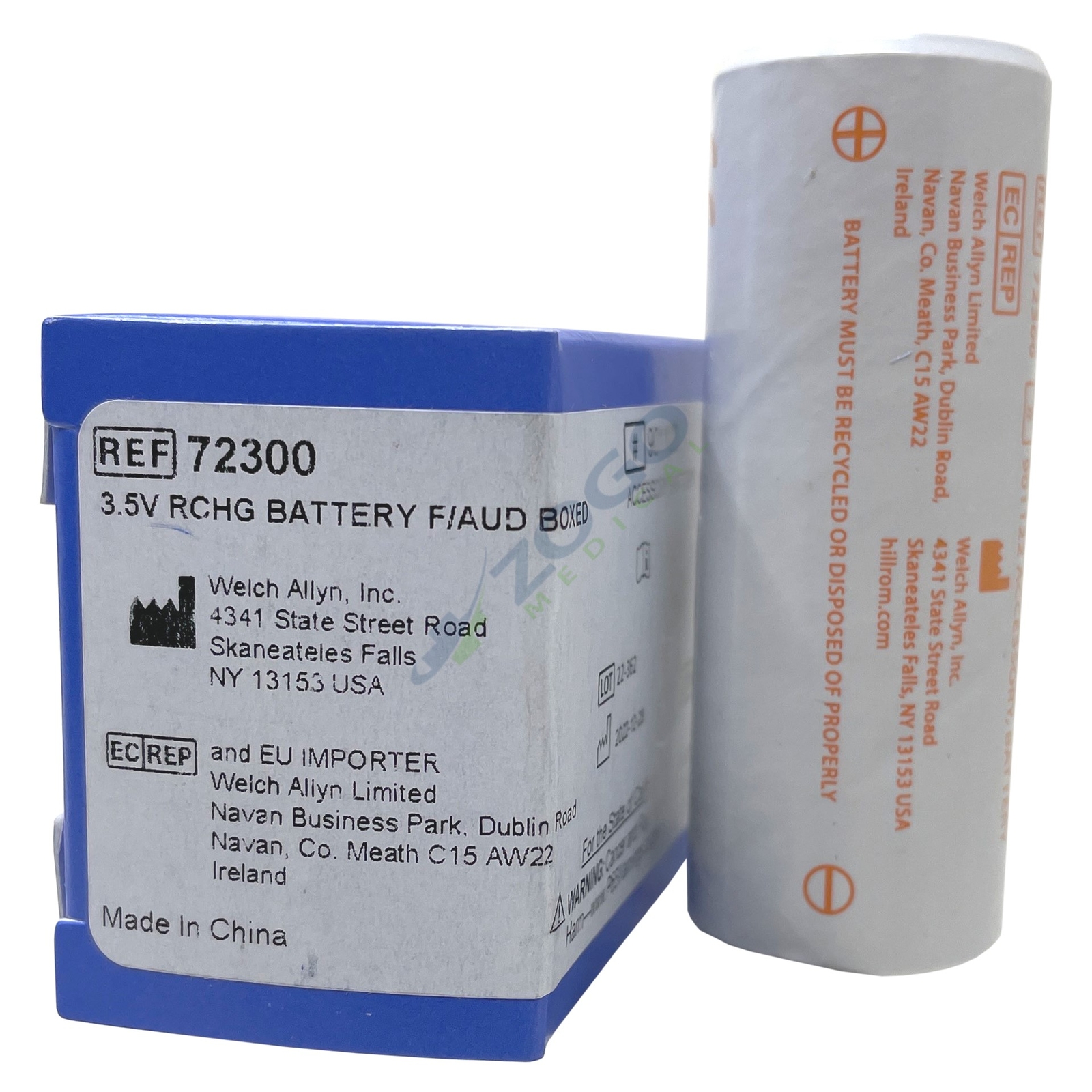 Welch Allyn Original 72300 Nickel-Cadmium Rechargeable Battery – New in Box