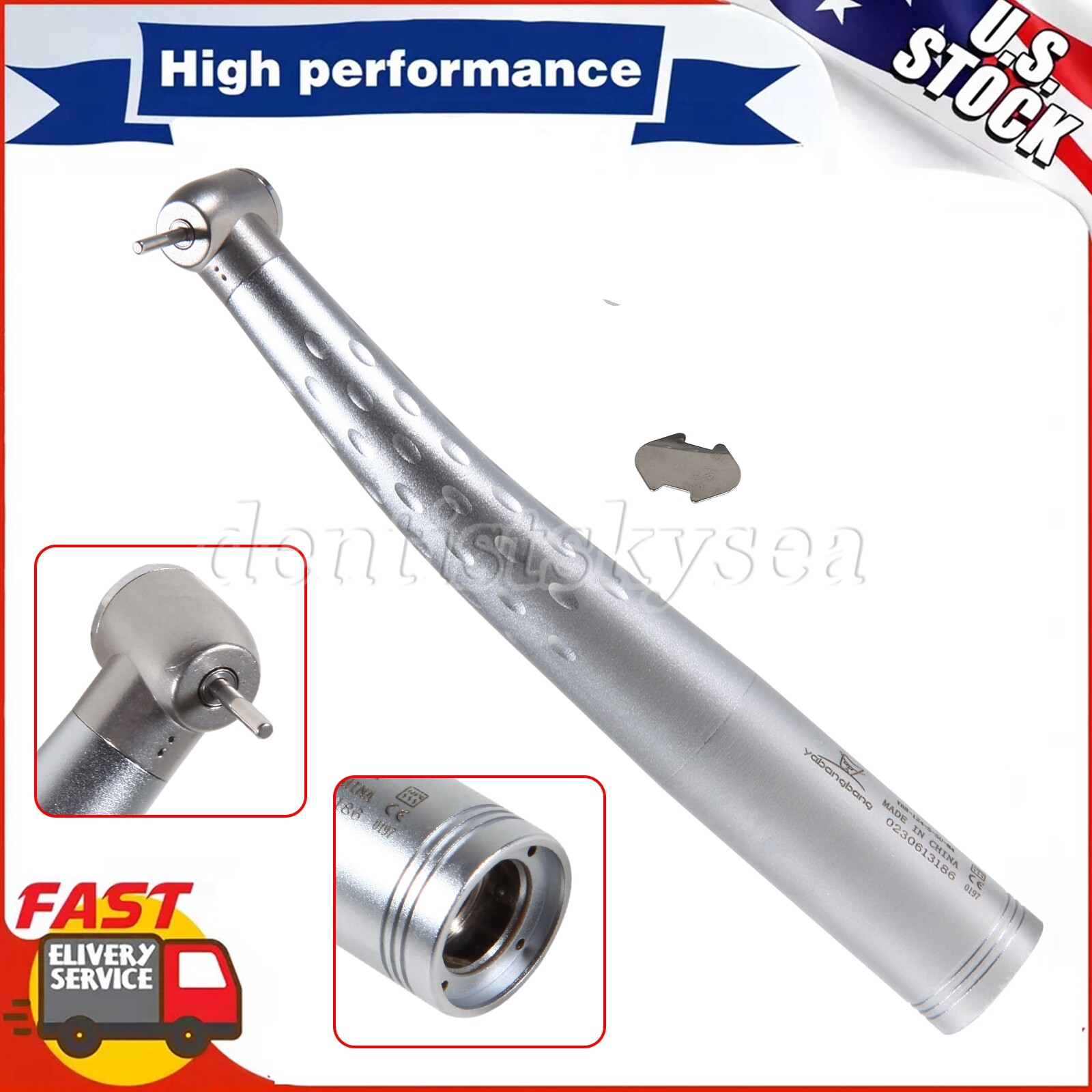 Dental High Speed Handpiece / 4H Quick Coupler Swivel Fit KaV Standard Head GB4