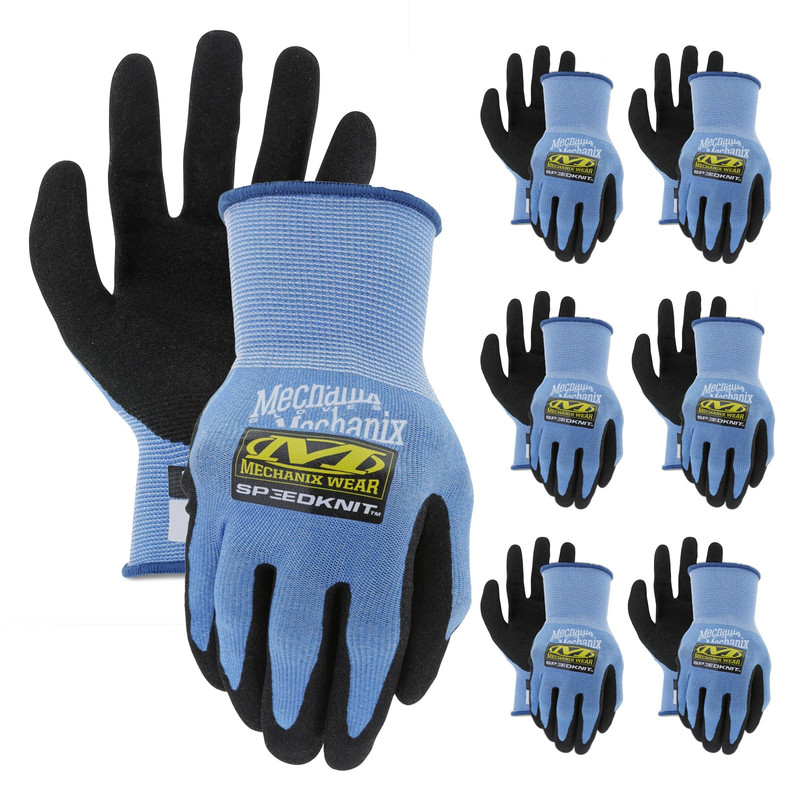 Mechanix Wear Speedknit Coolmax Coated-Knit Work Gloves – Strong Grip Cooling