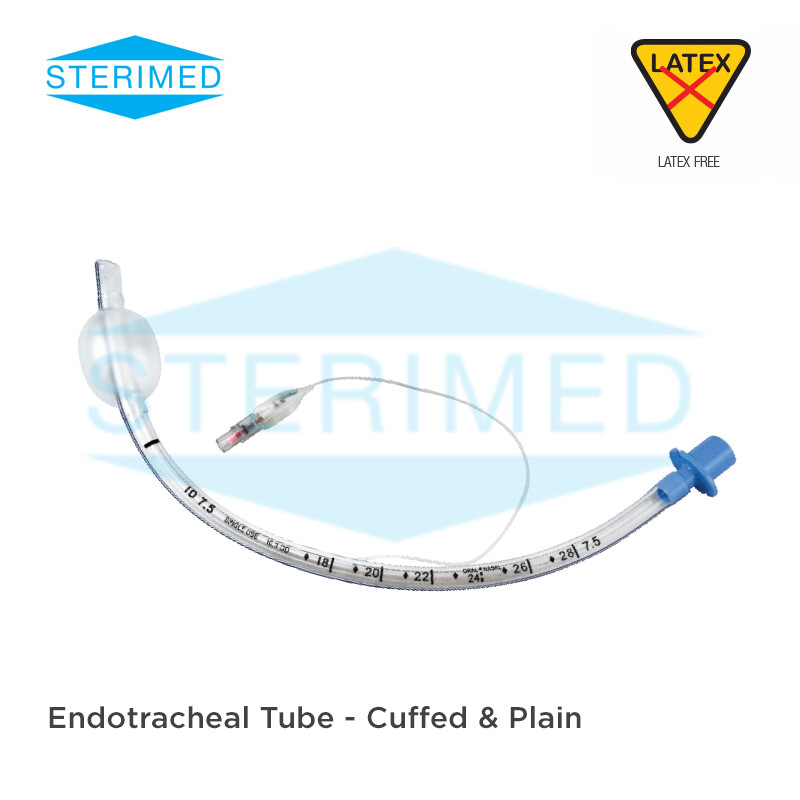Endotracheal Tube with Cuff Free Shipping New (PACK OF 5 PIECES)