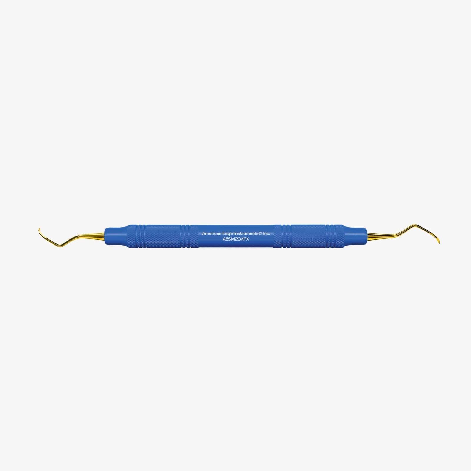 American Eagle AESM23XPX Double End #M23 Dental Scaler XP #3/8 Blue Resin Handle