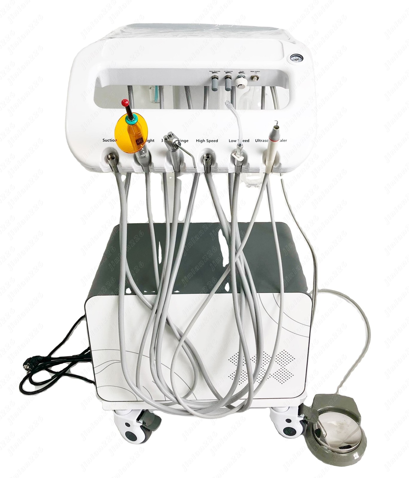 Dental Delivery Unit System Cart Treatment 4H Curing Light Scaler
