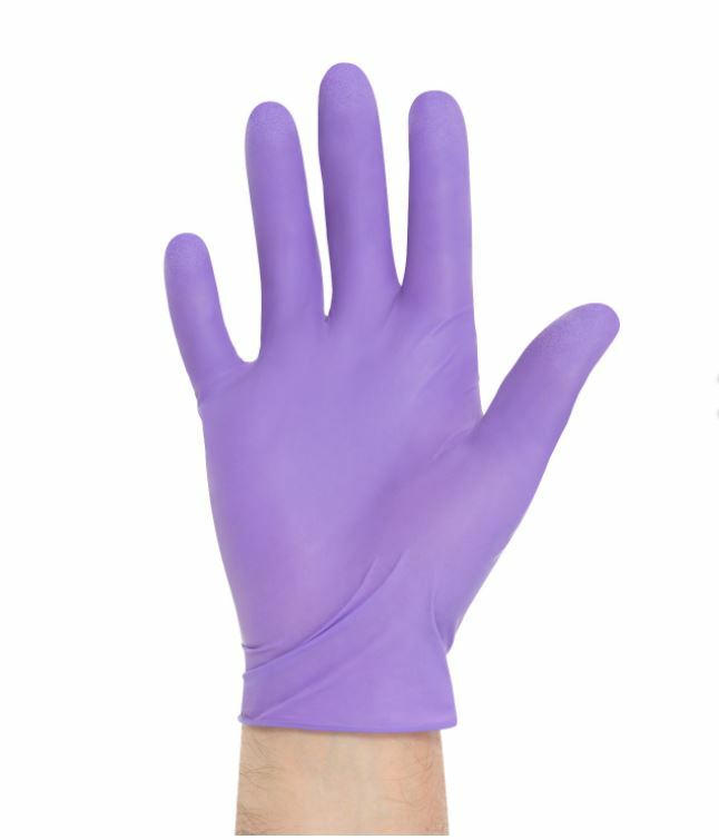 *1,000-Gloves* Halyard Purple Nitrile Powder-Free Dental Exam X-Small 53430