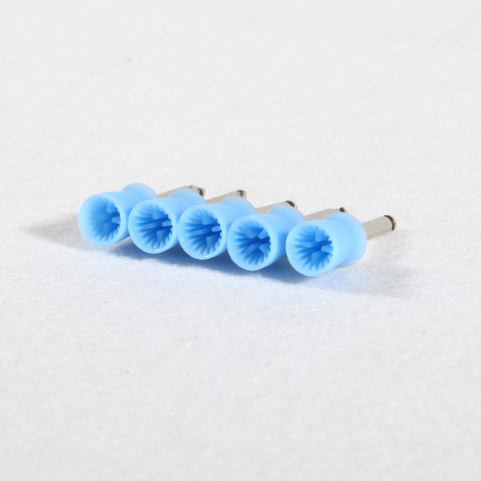 100Pcs Blue Polishing Prophy Cup Brushes Dental Rubber Polish USA