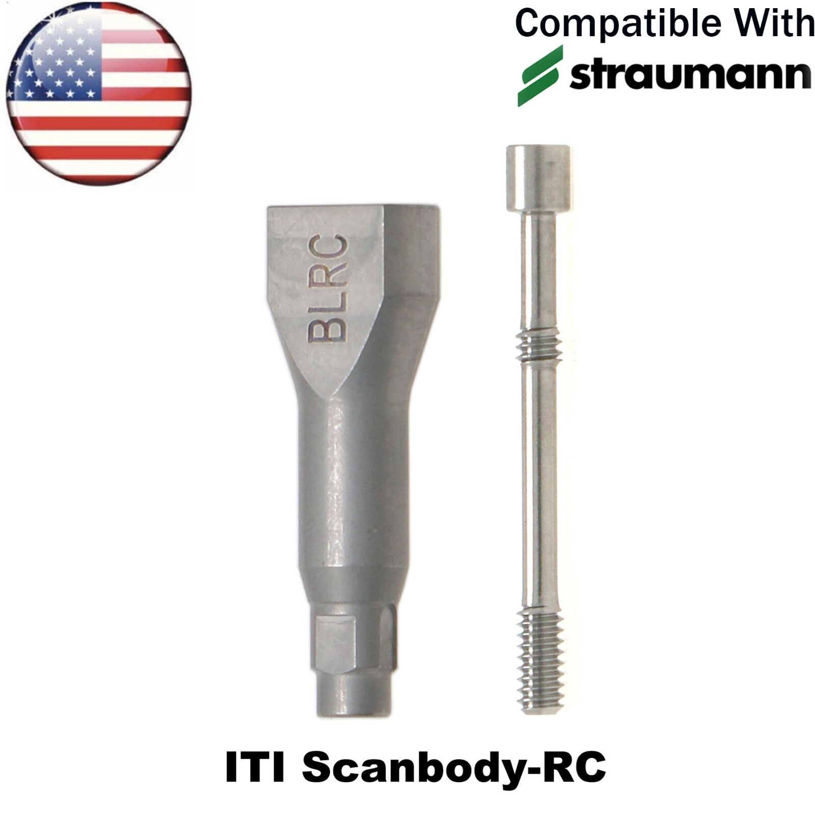 US ITl Dental CAD/CAM Lab Implant ScanBody Analog NC/RC Fit Straumann BL/BLT