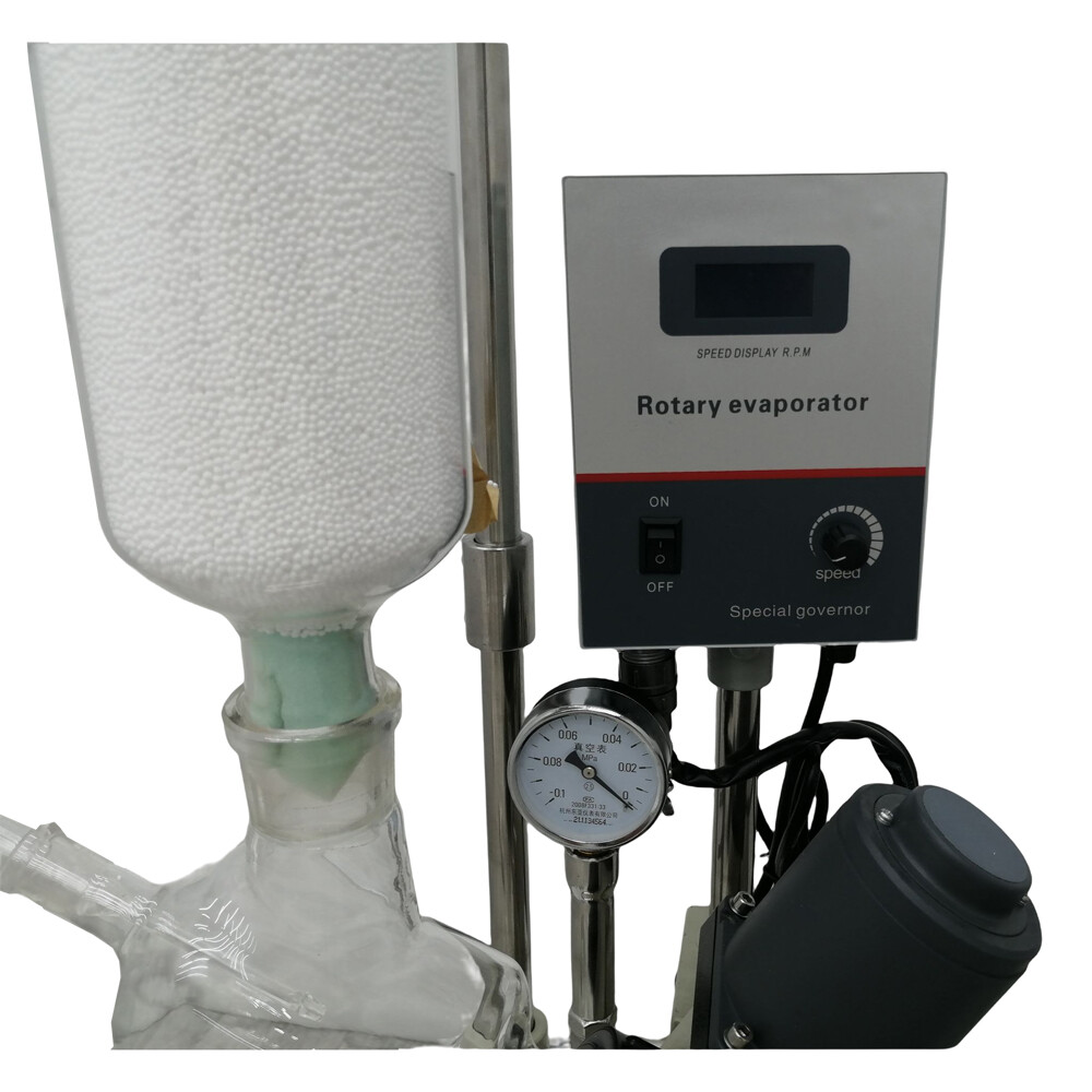 5L Rotary Evaporator Lab Evaporator with Manual Lifting Rotavapor 110V LCD Scree