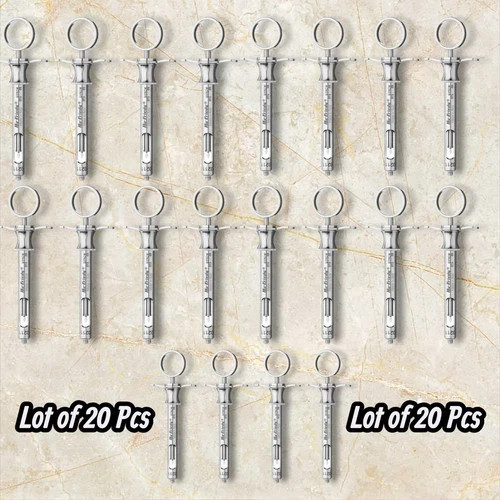 Lot of 20 Hu-Friedy Dental Aspirating Syringes 1.8ml | SYRCW Anesthetic