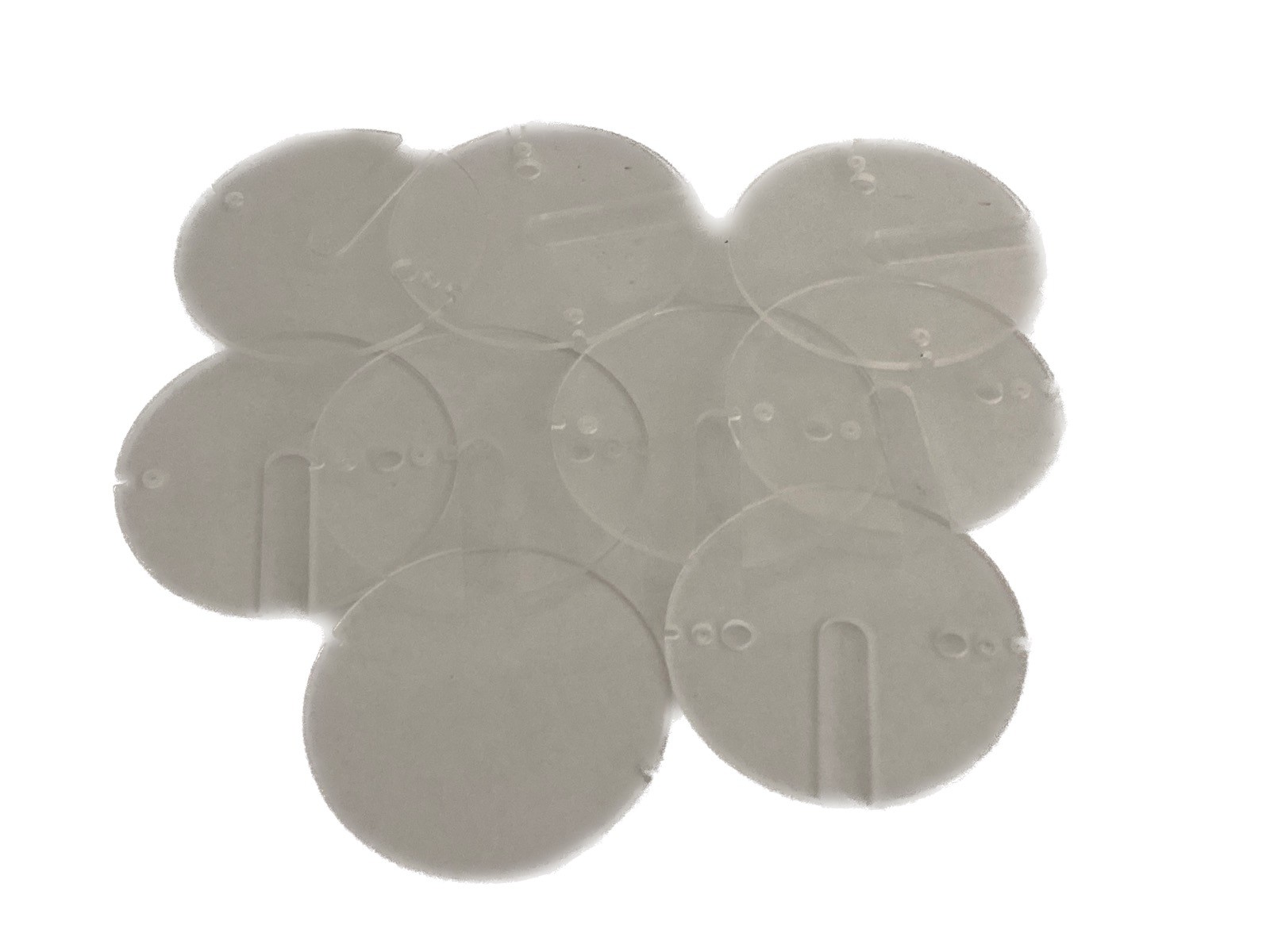 Laboratory Dissolution Clear Evaporation Covers – 1x Solid & 8x Paddle Access