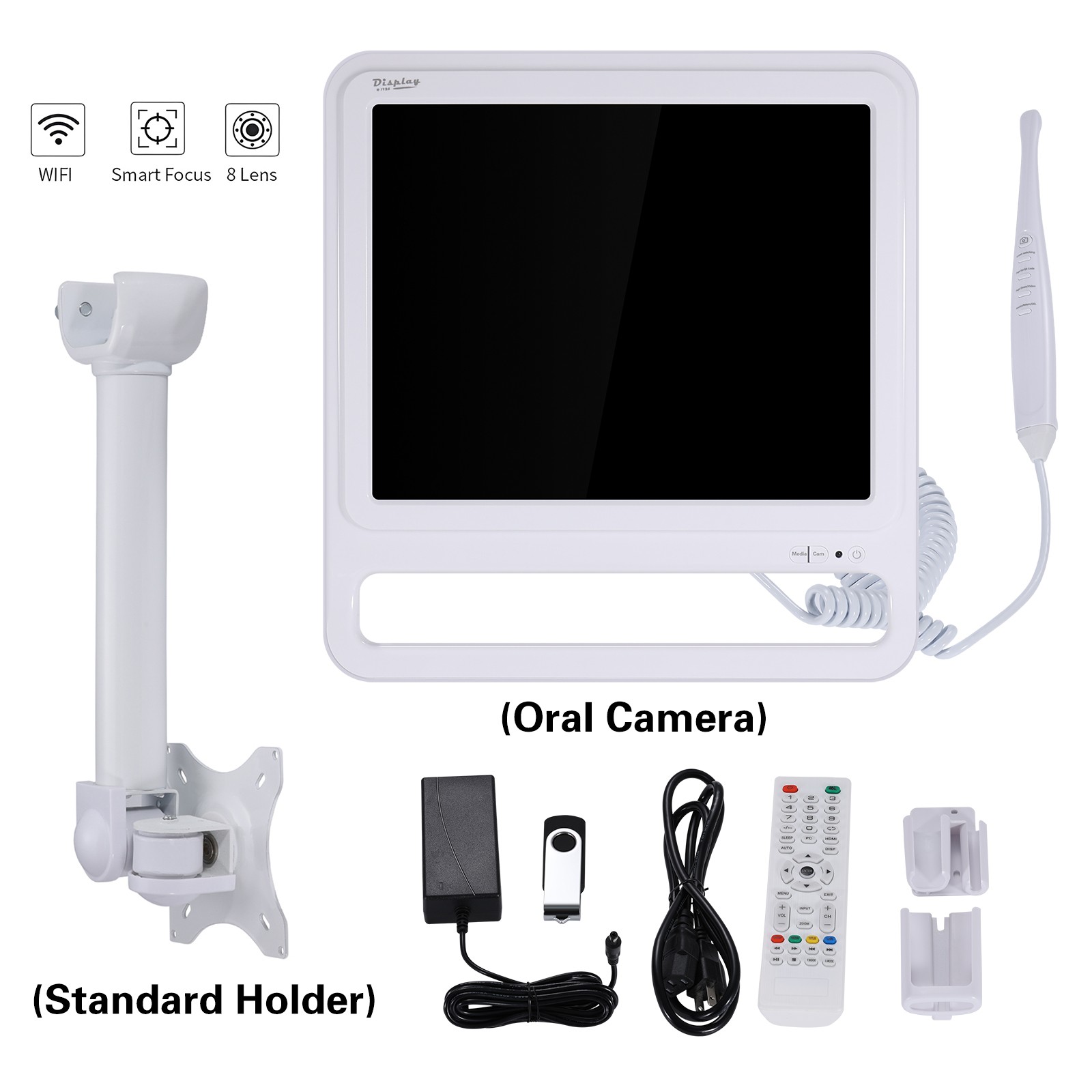 8LED light Dental Intraoral Camera Digital Imaging Intra Oral Endoscope USB/Wifi