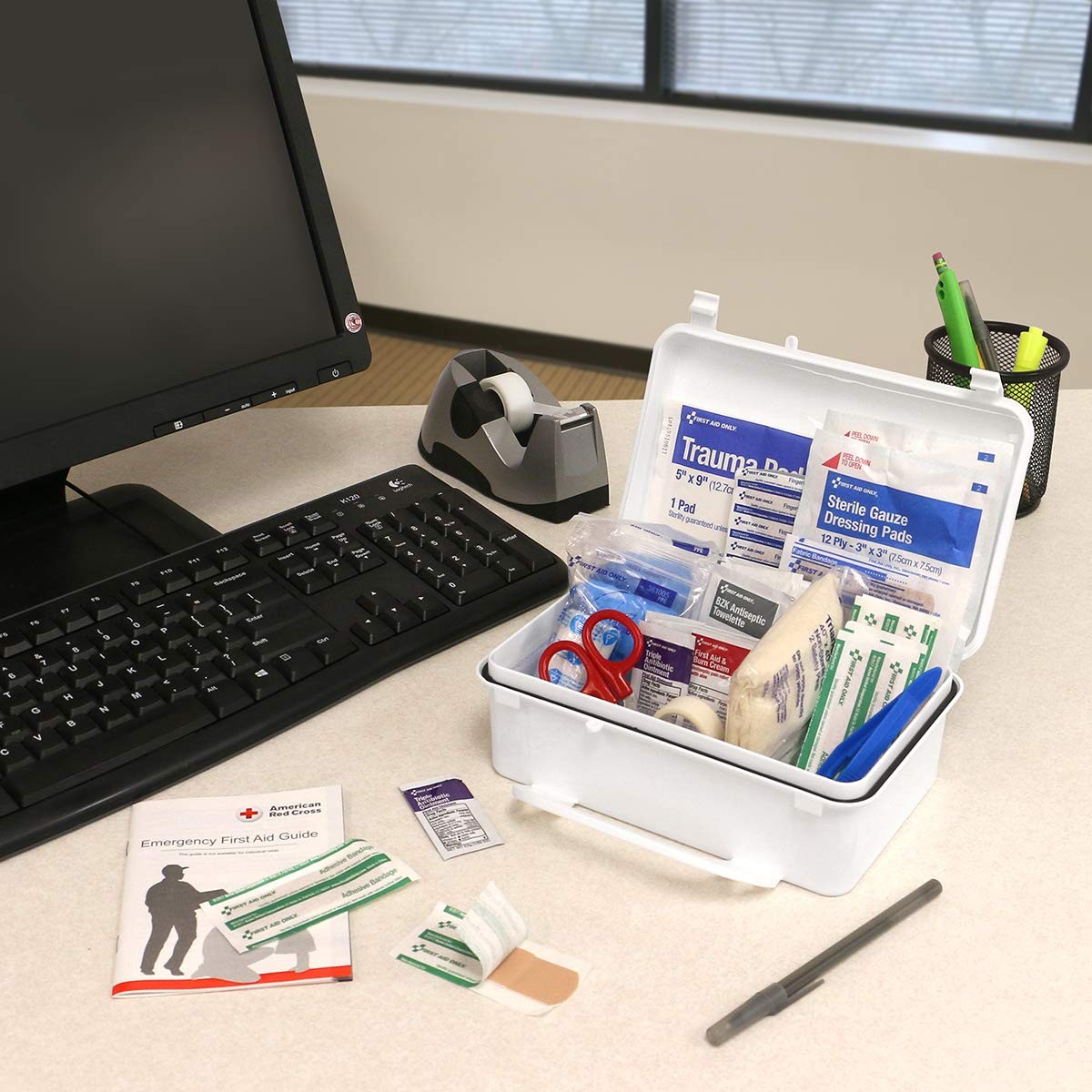 First Aid Only 6060 All-Purpose 10-Person Emergency First Aid Kit For Business