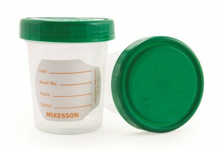 McKesson Specimen Container, Polypropylene / Polyethylene, 4 oz., Box of 20
