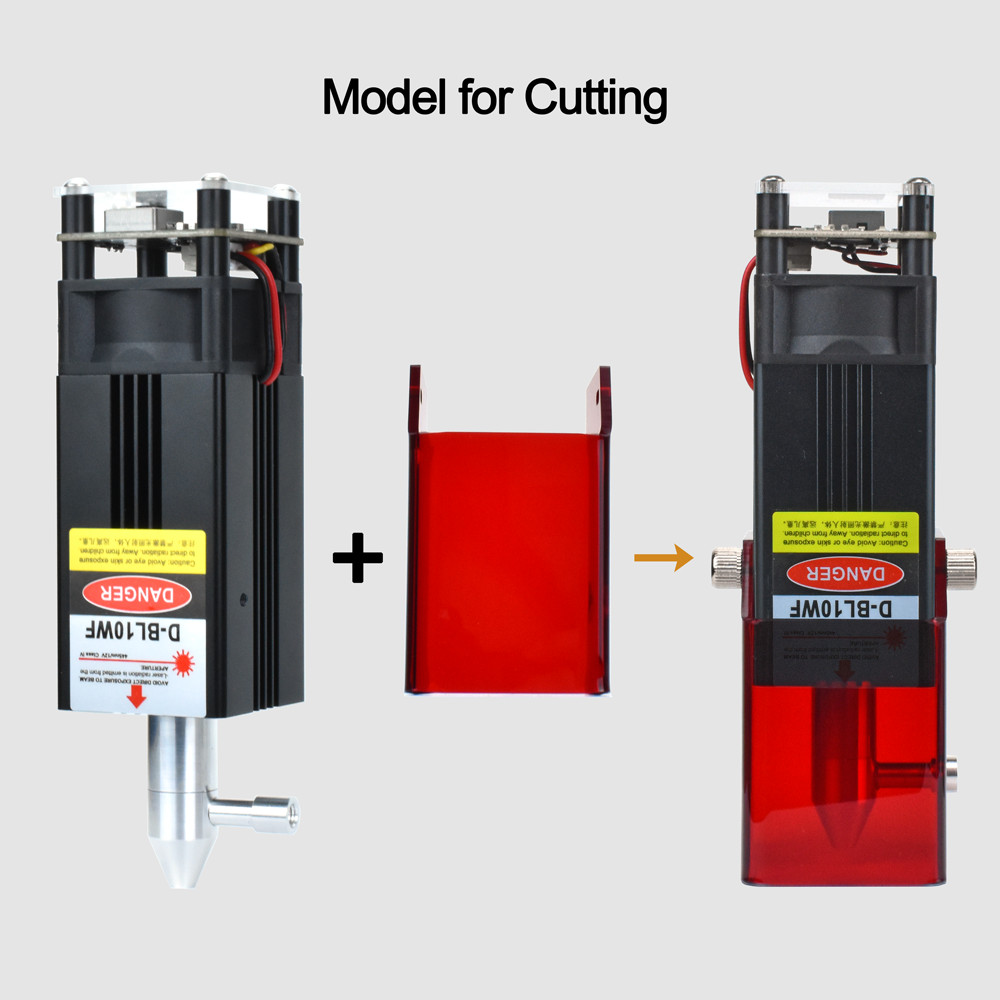 80W Laser Engraver Module Head with Air Assist for CNC Engraving Cutting Machine