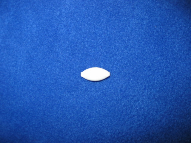 Stir bar: egg PTFE, 20mmx8mm for 50~250ml flasks