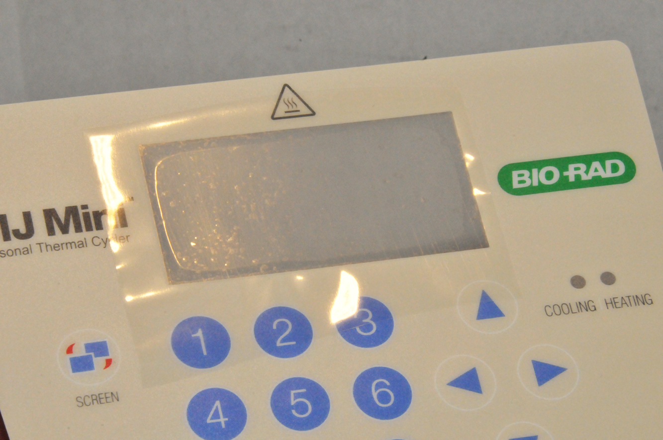 BioRad MJ Mini replacement front panel keypad display overlay NEW MJ Research