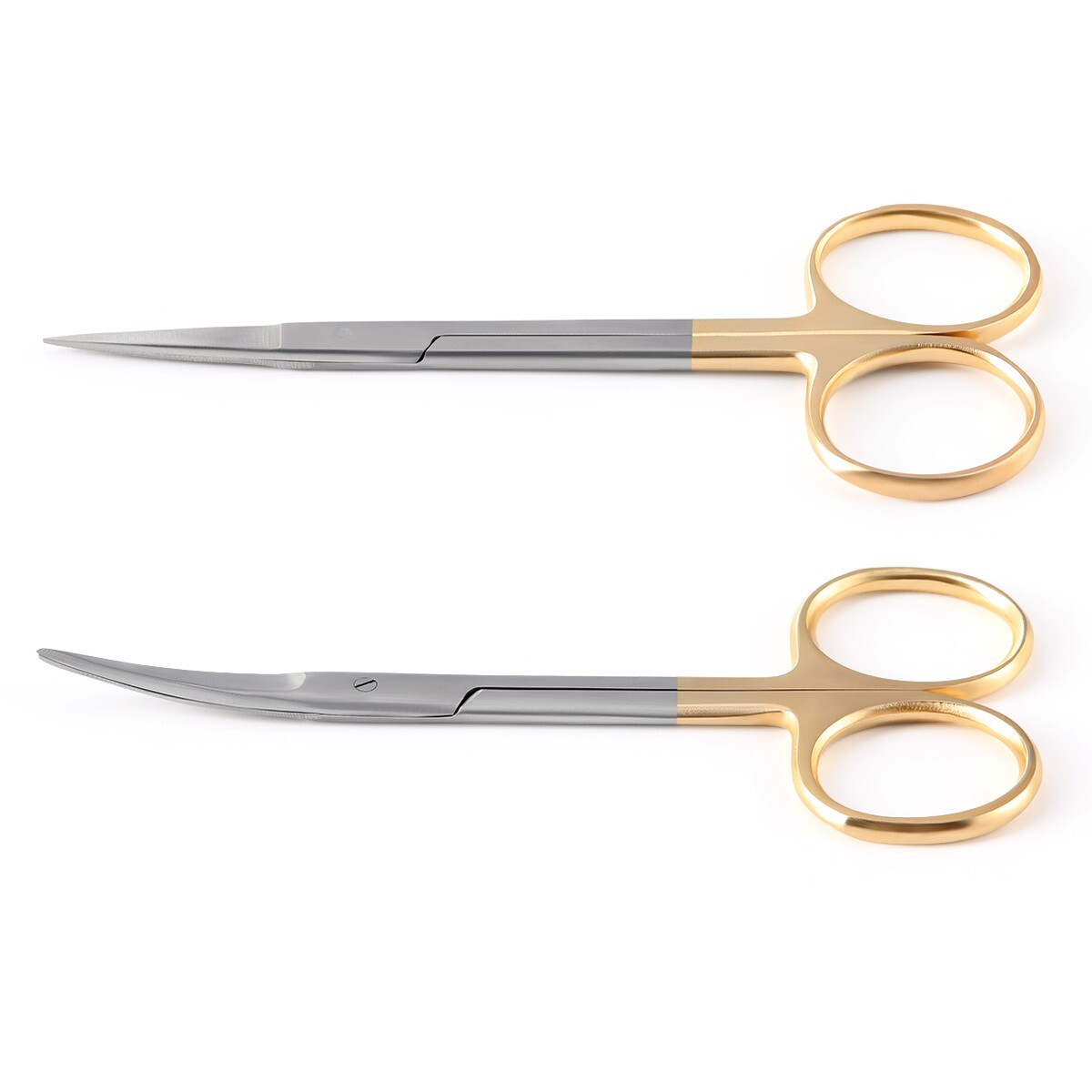 AZDENT Dental Surgical Operating Scissors 4.5” Straight/Curved Sharp Instrument