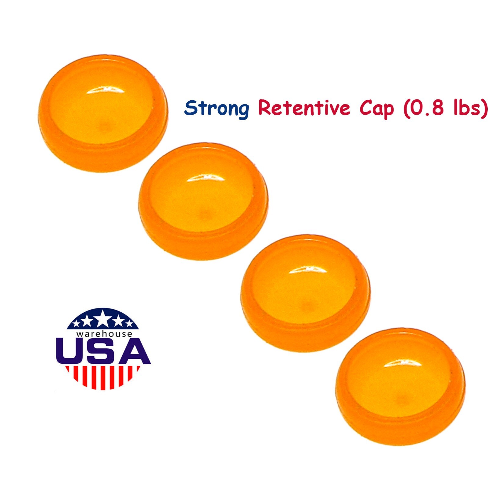 Locator Caps w/ PEEK Inserts 0.8-2.4lb Metal Housing & Spacers for Overdentures